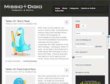 Tablet Screenshot of missiodigio.com